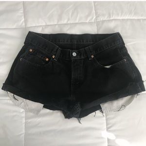 Vintage Levi 550 denim shorts